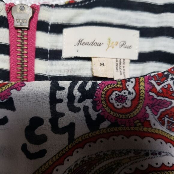 Meadow Rue Mixed Media Sleeveless Top Size MEDIUM - Picture 9 of 12